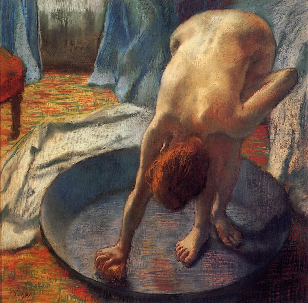 Эдгар Дега. "Женщина в тазу". 1886.